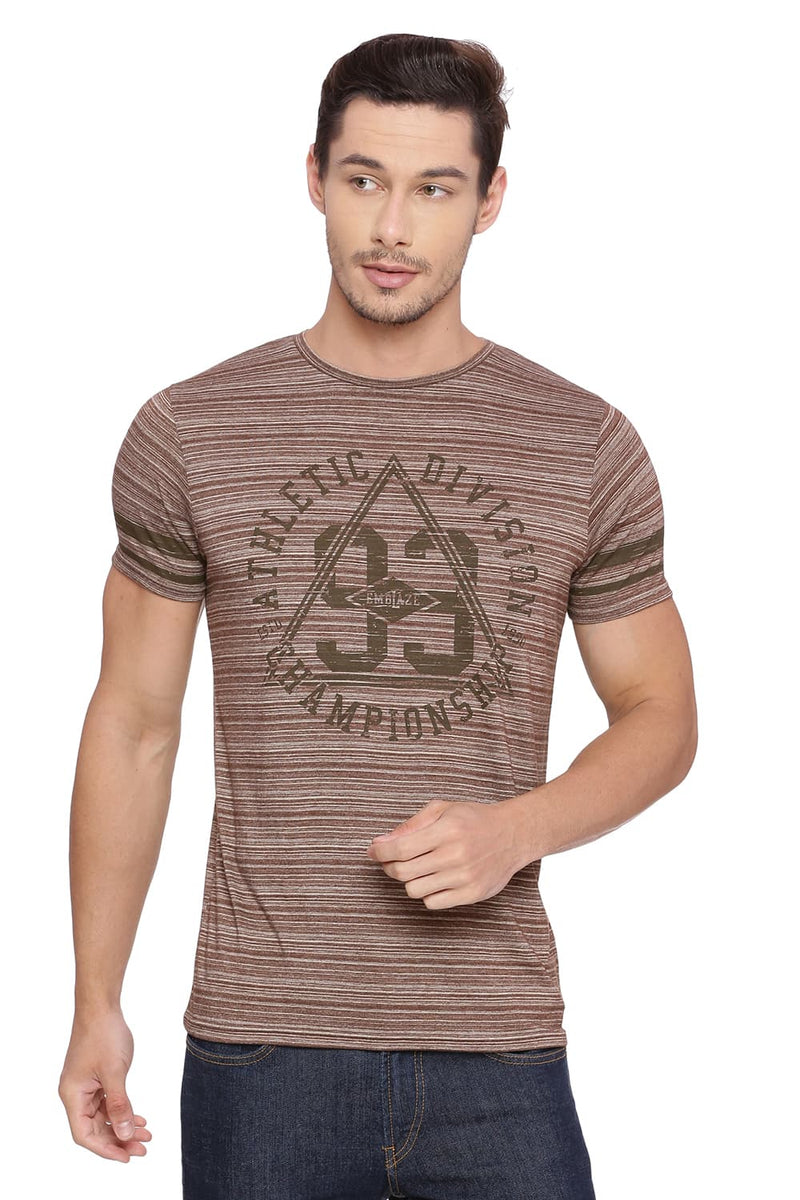 BASICS MUSCLE FIT CREW NECK T SHIRT