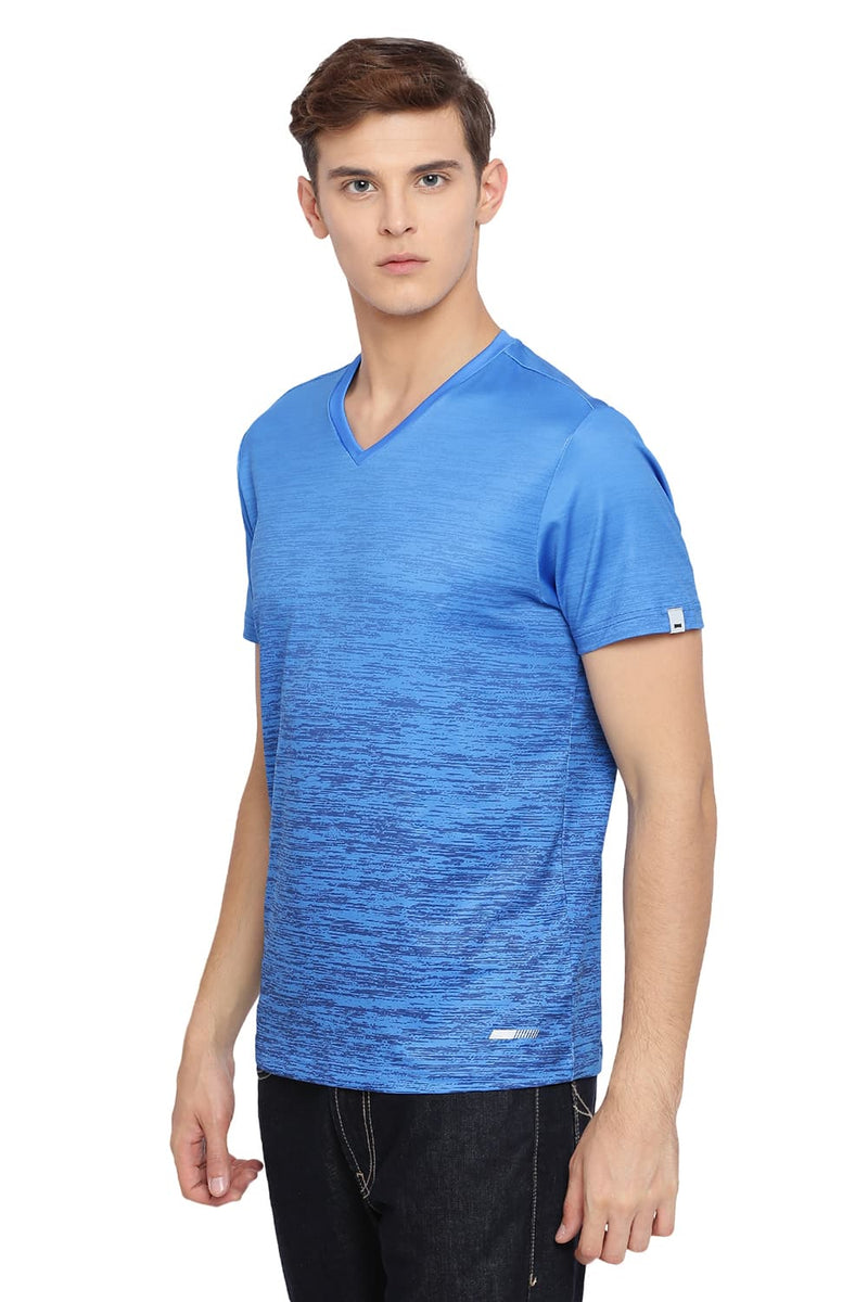 BASICS MUSCLE FIT V NECK T SHIRT