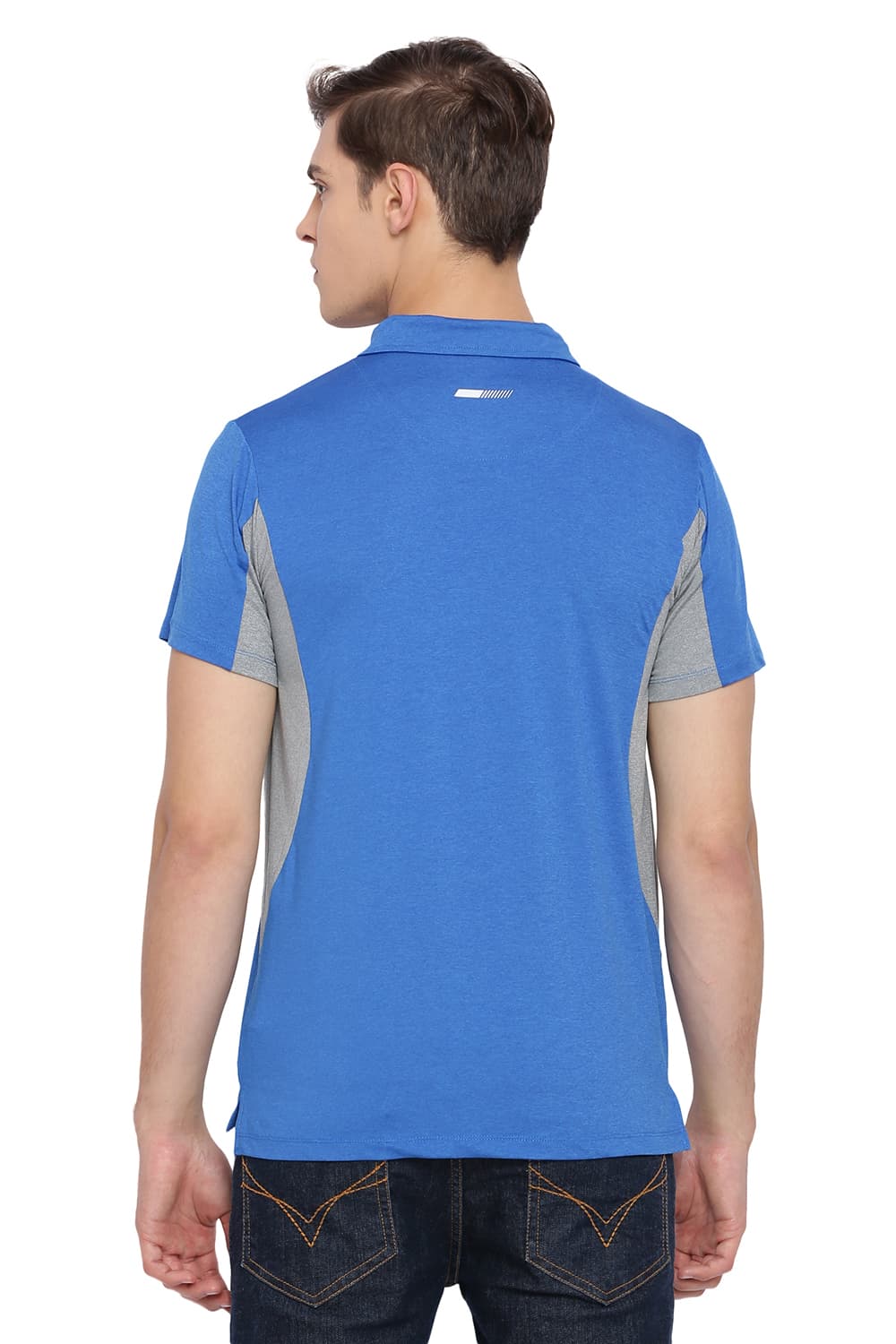 BASICS MUSCLE FIT POLO T SHIRT