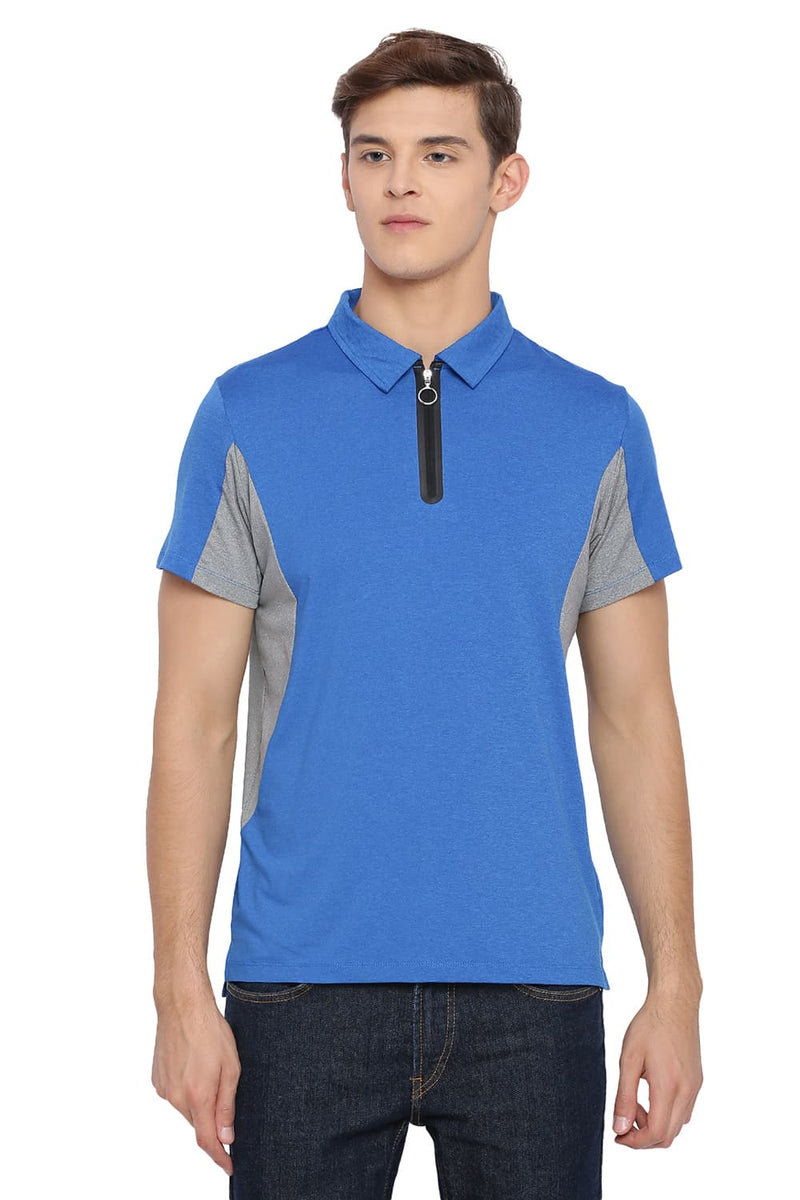 BASICS MUSCLE FIT POLO T SHIRT