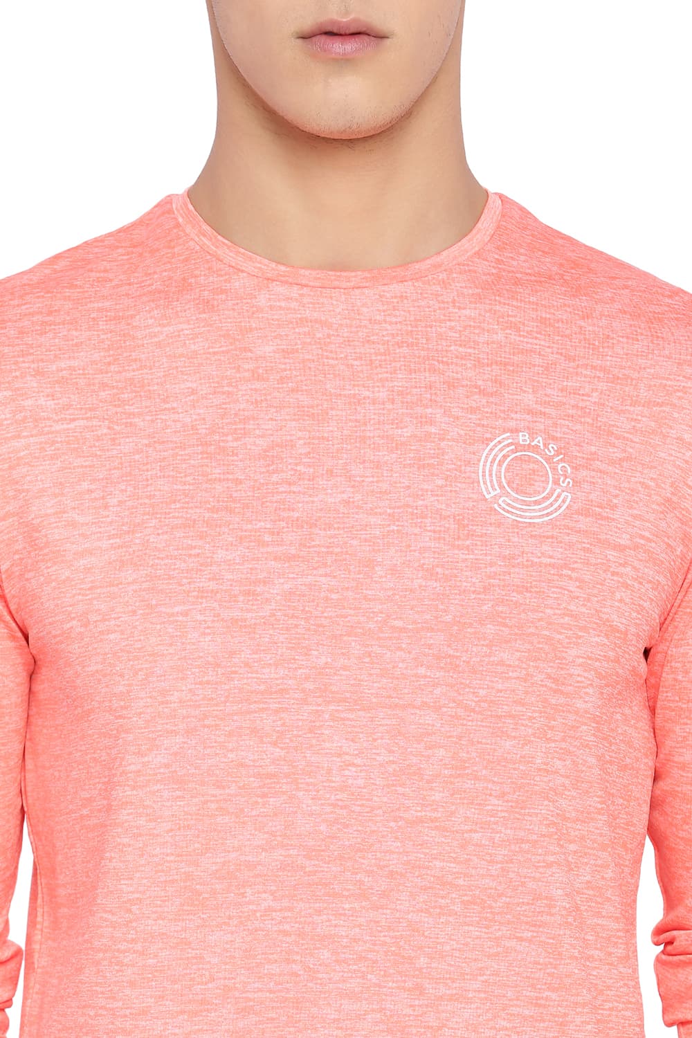 BASICS MUSCLE FIT CREW NECK T SHIRT