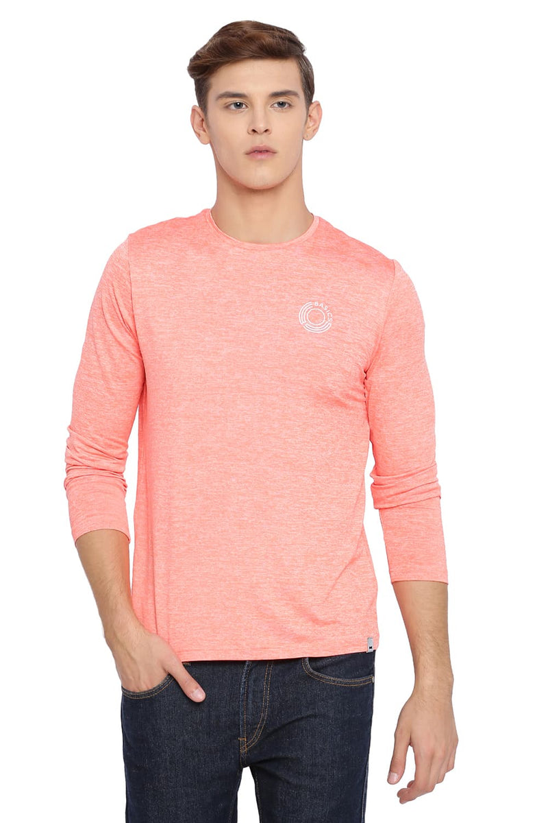 BASICS MUSCLE FIT CREW NECK T SHIRT