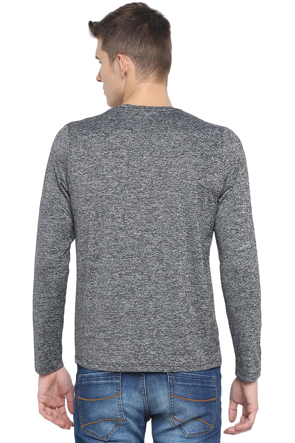 BASICS MUSCLE FIT CREW NECK T SHIRT