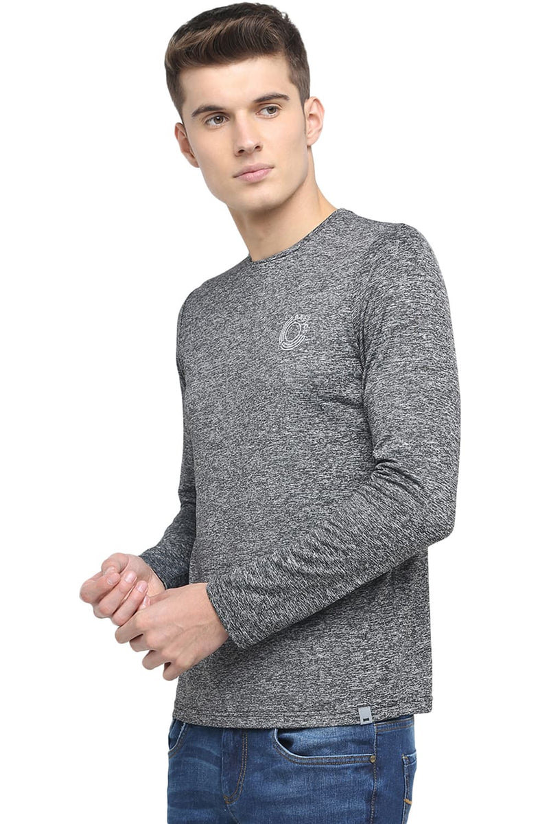 BASICS MUSCLE FIT CREW NECK T SHIRT