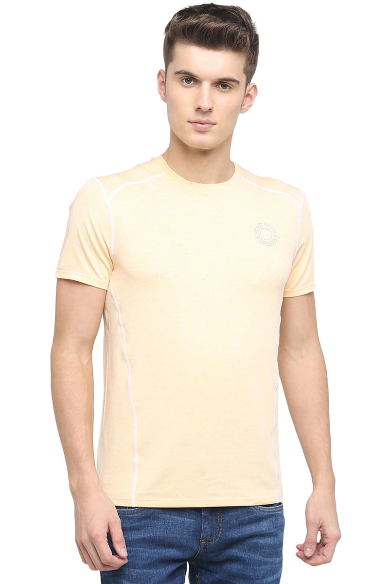 BASICS MUSCLE FIT CREW NECK T SHIRT