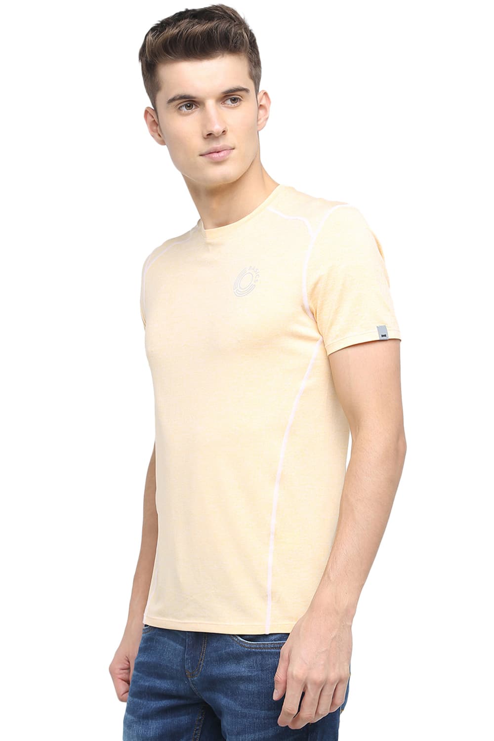 BASICS MUSCLE FIT CREW NECK T SHIRT