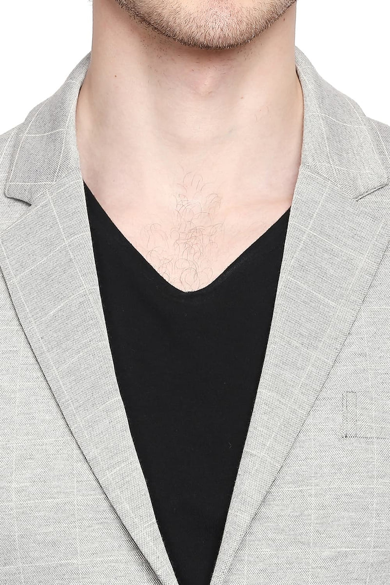 BASICS COMFORT FIT 2 BUTTON KNITTED BLAZER