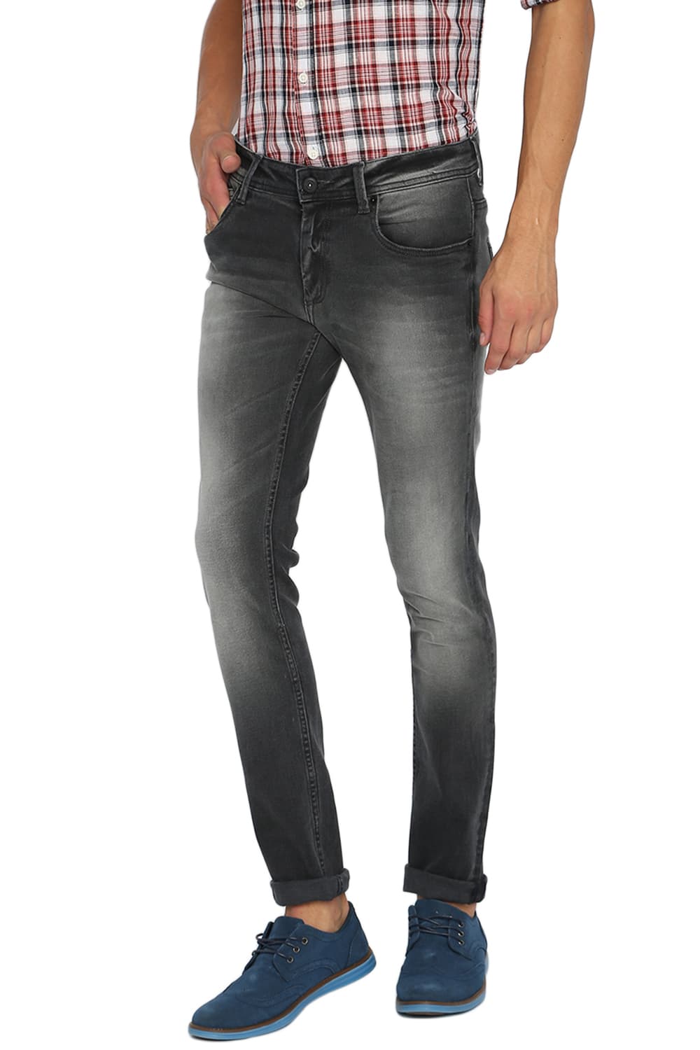 BASICS BLADE FIT STRETCH JEANS