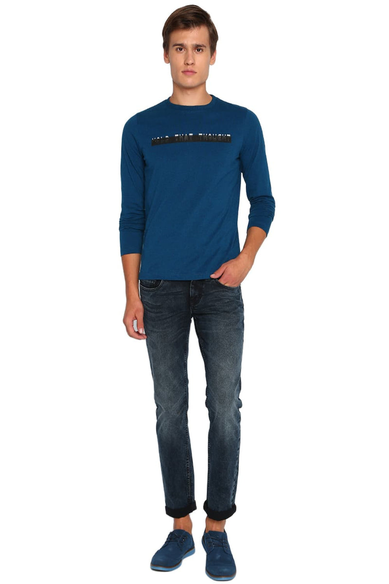 BASICS TORQUE FIT INDIGO STRETCH JEANS