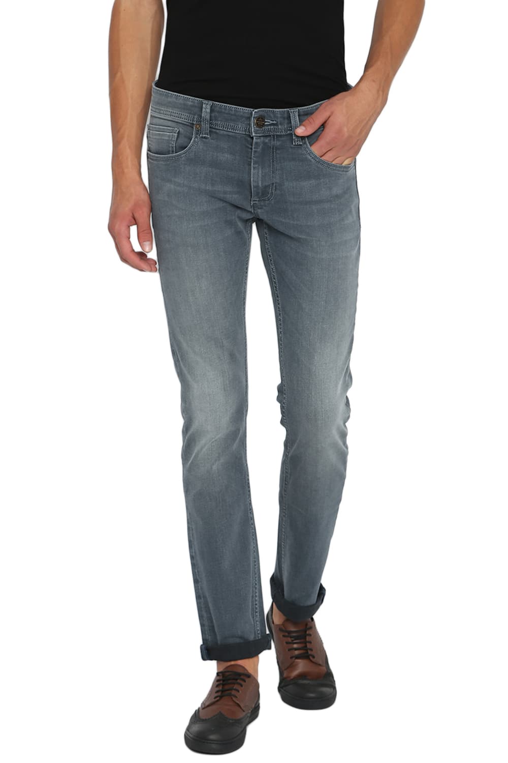 BASICS TORQUE FIT STRETCH JEANS