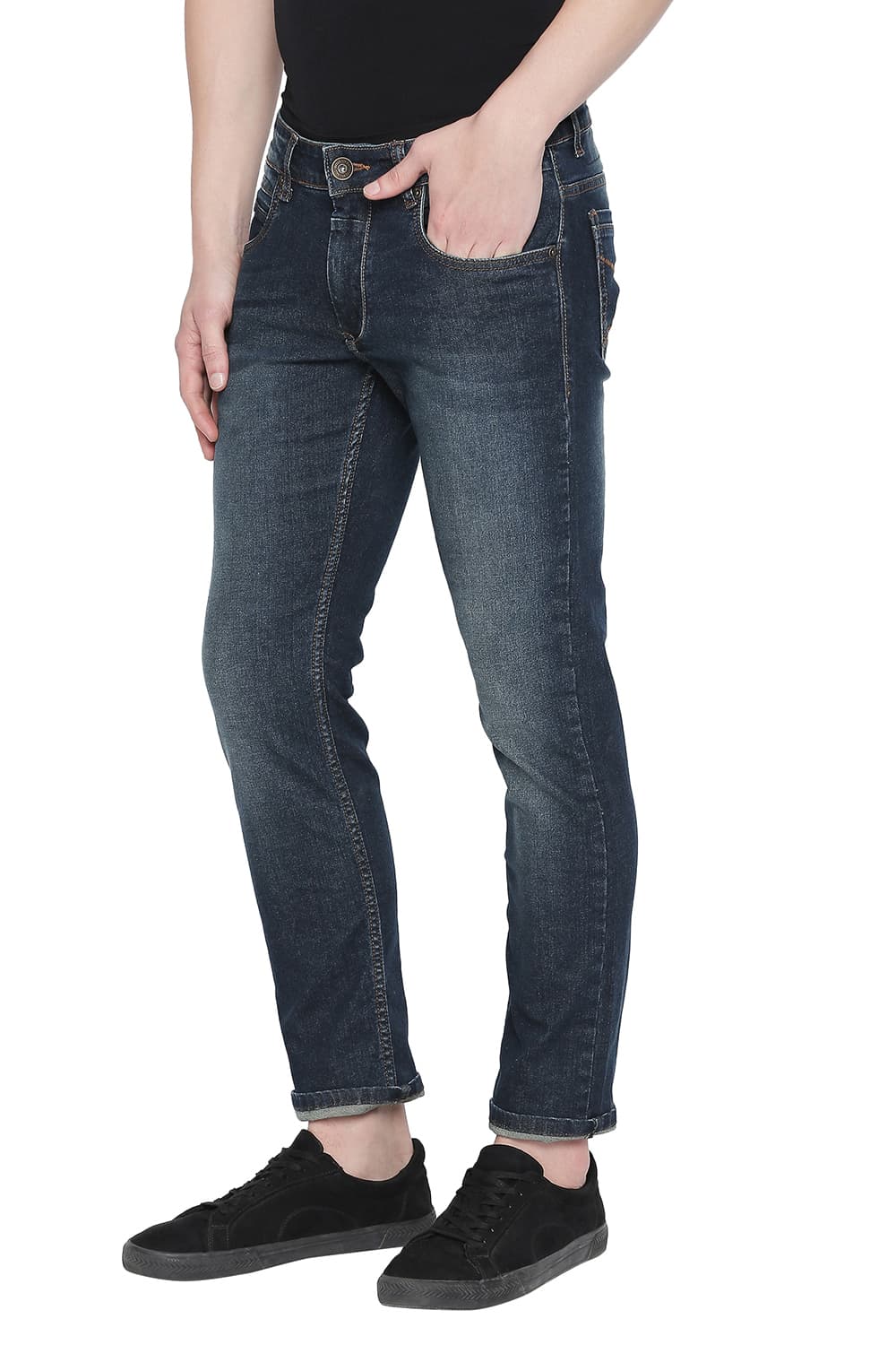 BASICS TORQUE FIT TINTED STRETCH JEAN