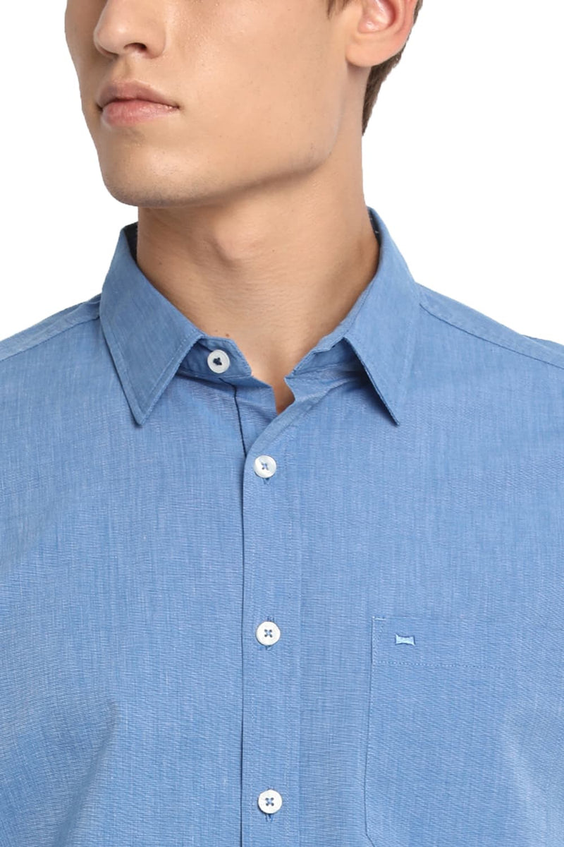 BASICS SLIM FIT FIL A FIL SHIRT