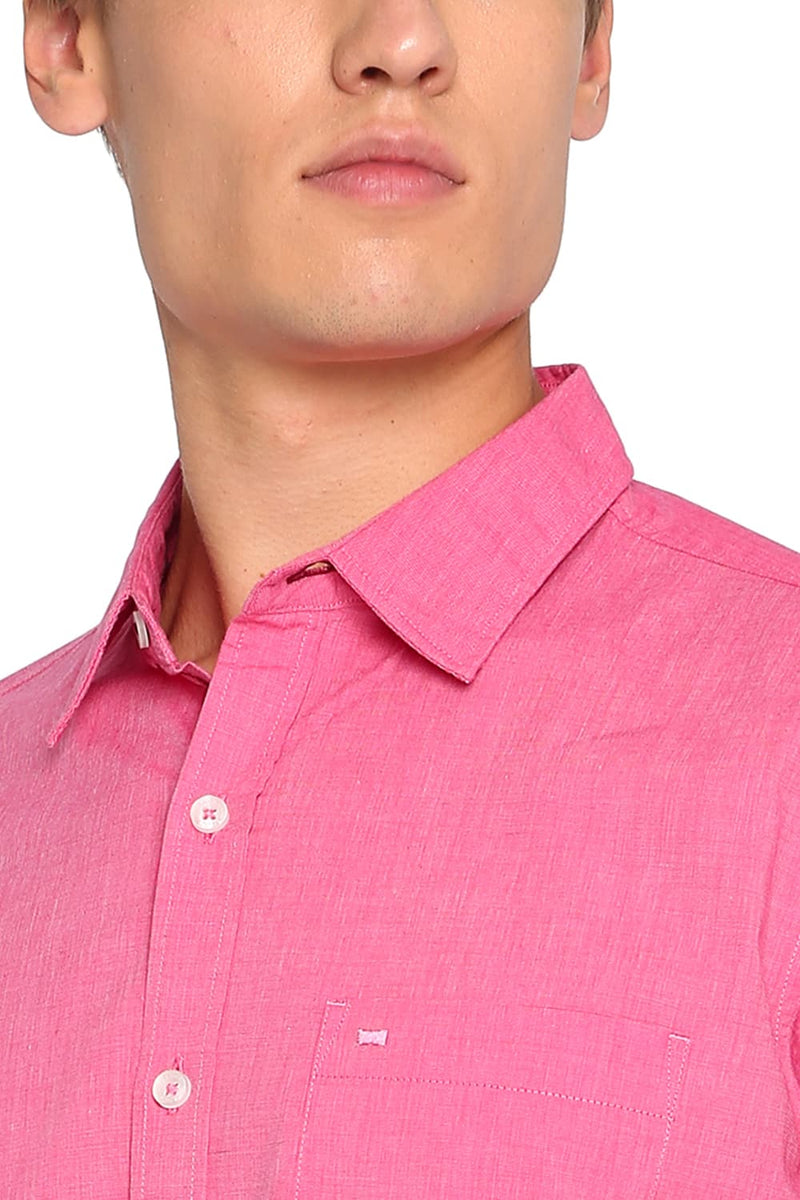 BASICS SLIM FIT FIL A FIL SHIRT