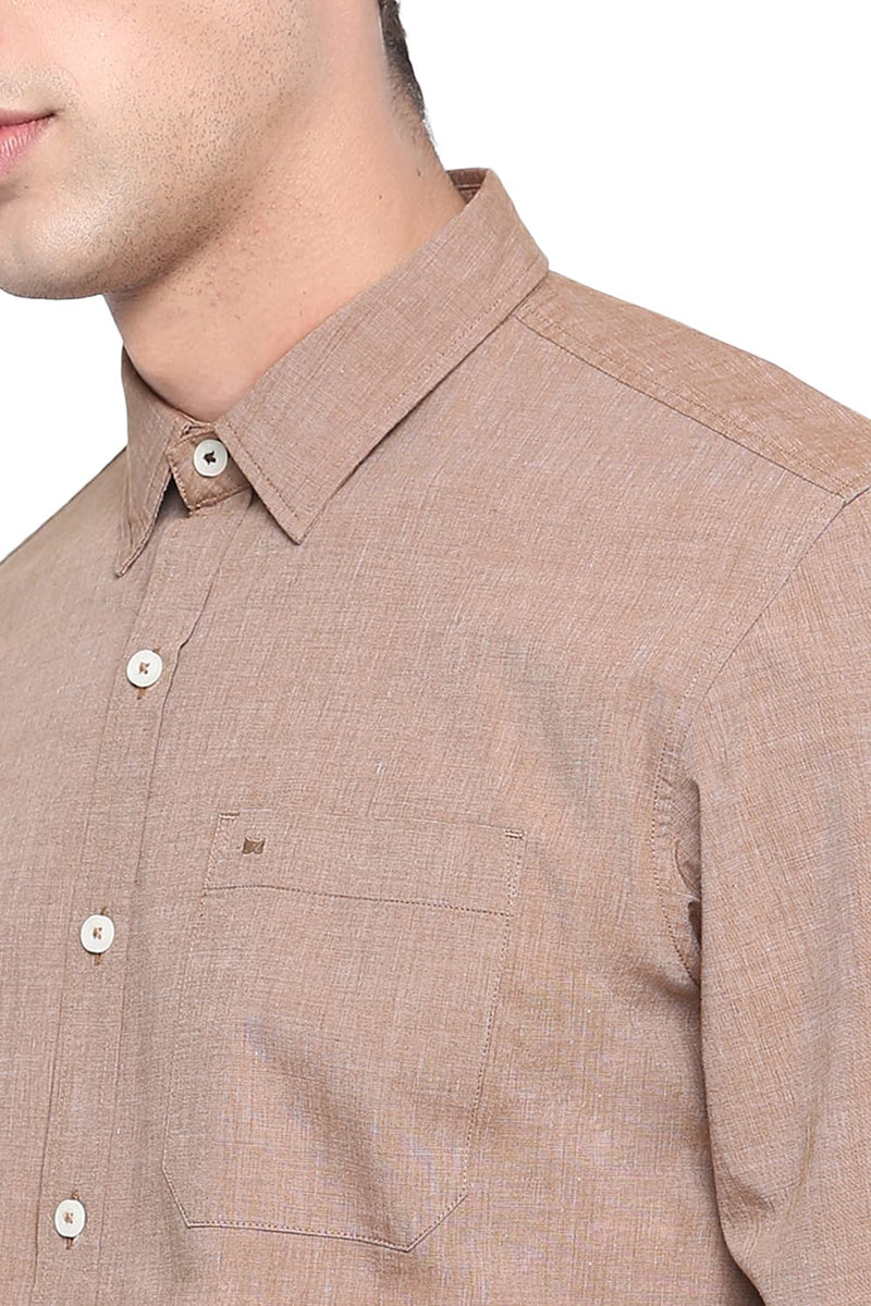 BASICS SLIM FIT FIL A FIL SHIRT