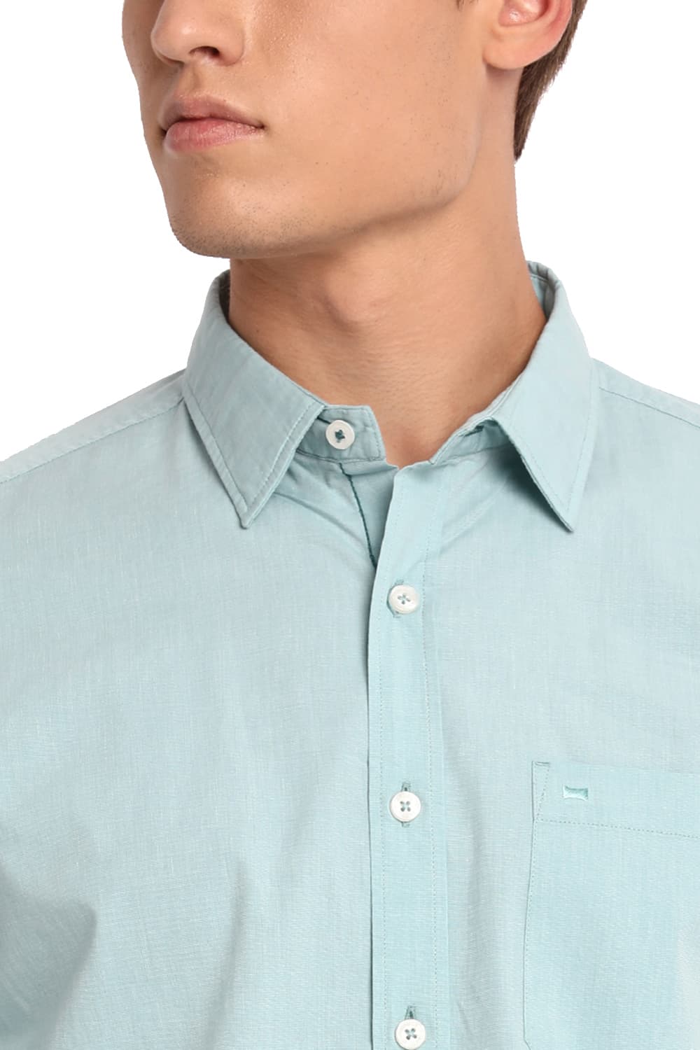 BASICS SLIM FIT FIL A FIL SHIRT