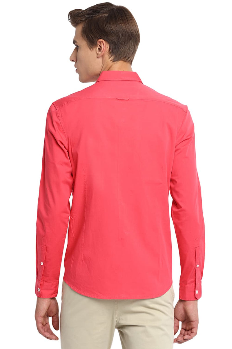 BASICS SLIM FIT STRETCH SHIRT