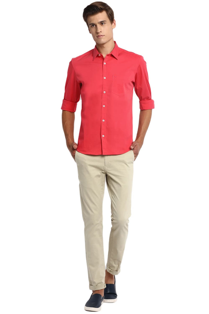 BASICS SLIM FIT STRETCH SHIRT