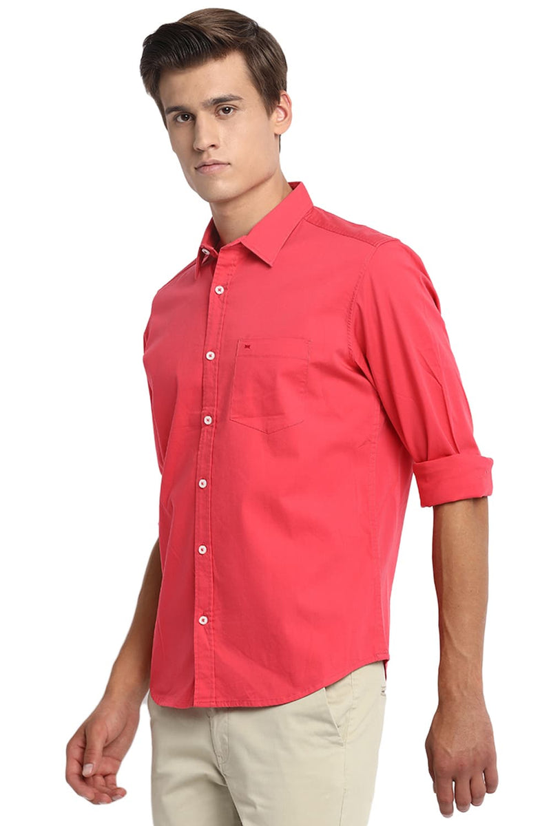 BASICS SLIM FIT STRETCH SHIRT