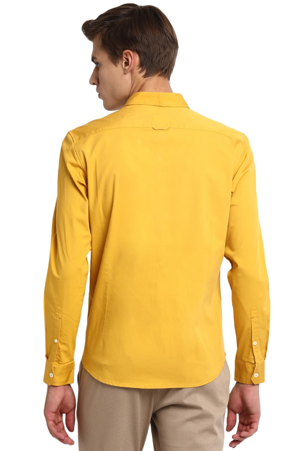 BASICS SLIM FIT STRETCH SHIRT