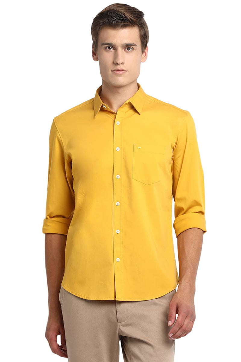 BASICS SLIM FIT STRETCH SHIRT