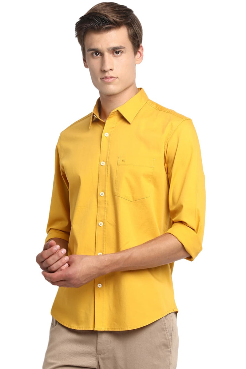 BASICS SLIM FIT STRETCH SHIRT