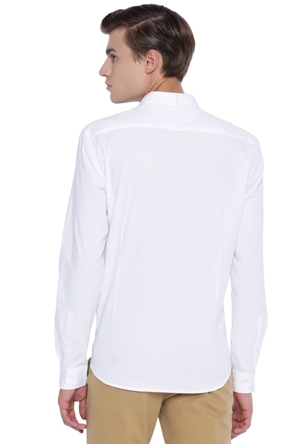 BASICS SLIM FIT STRETCH SHIRT