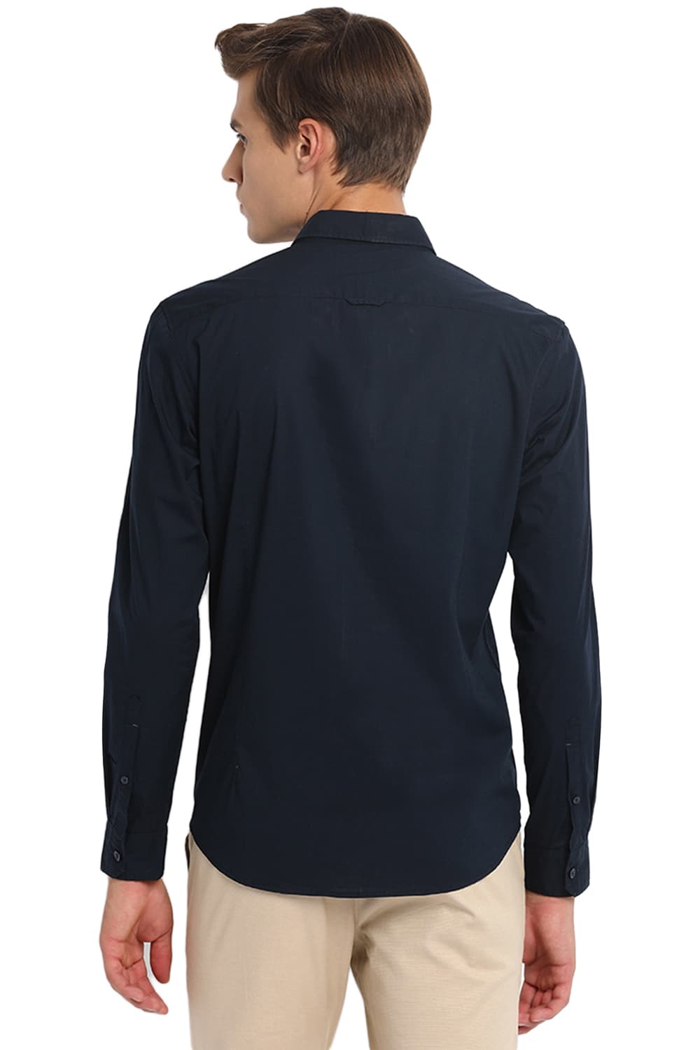 BASICS SLIM FIT STRETCH SHIRT