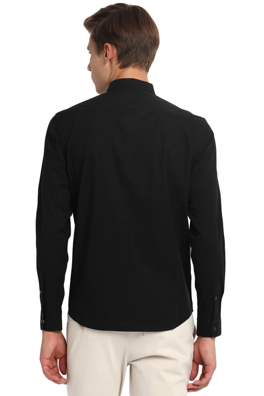 BASICS SLIM FIT STRETCH SHIRT