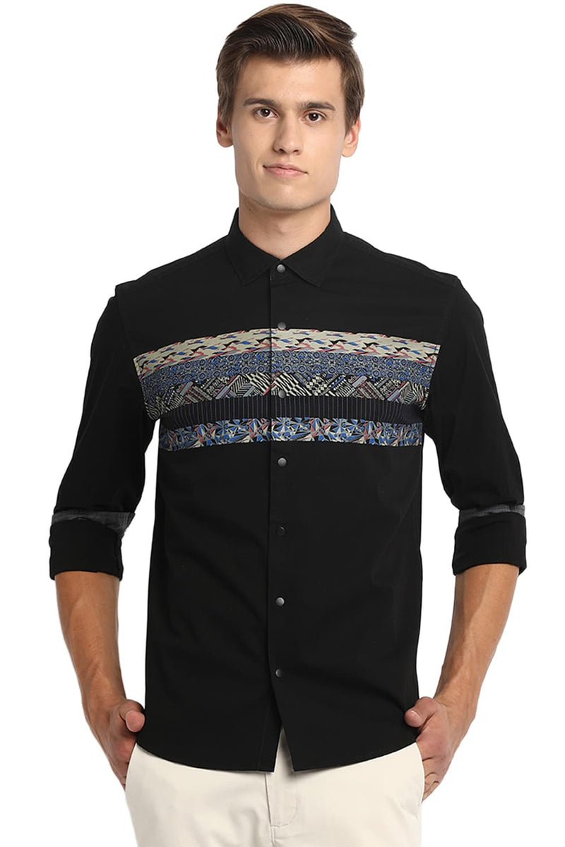 BASICS SLIM FIT STRETCH SHIRT