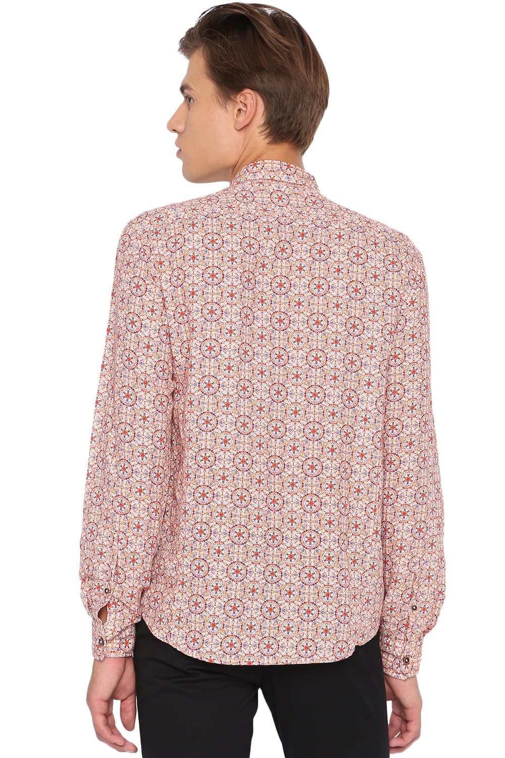 BASICS SLIM FIT PRINTED SHIRT