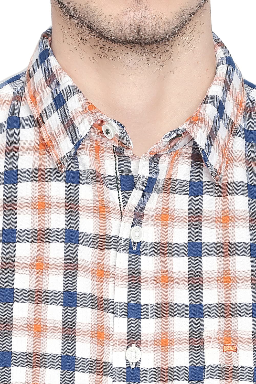 BASICS SLIM FIT CHECKS SHIRT