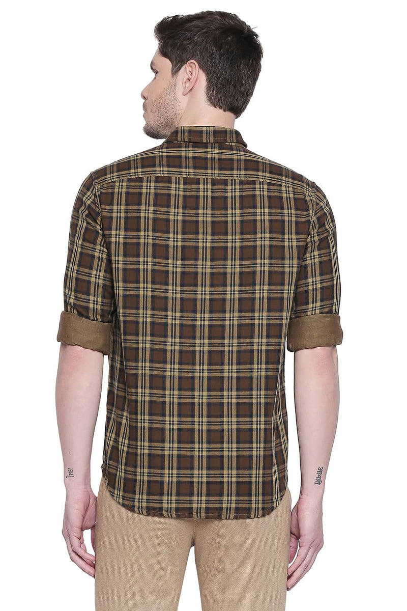 BASICS SLIM FIT REVERSIBLE SHIRT