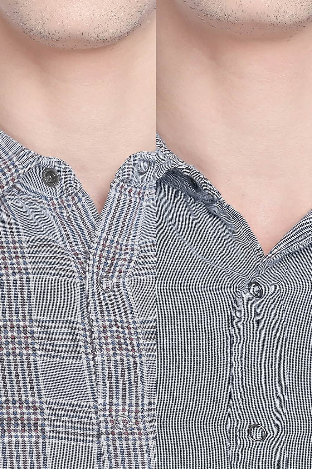 BASICS SLIM FIT REVERSIBLE SHIRT