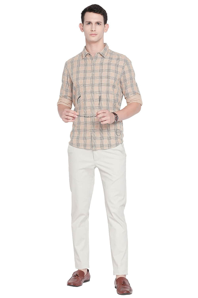 BASICS SLIM FIT REVERSIBLE SHIRT