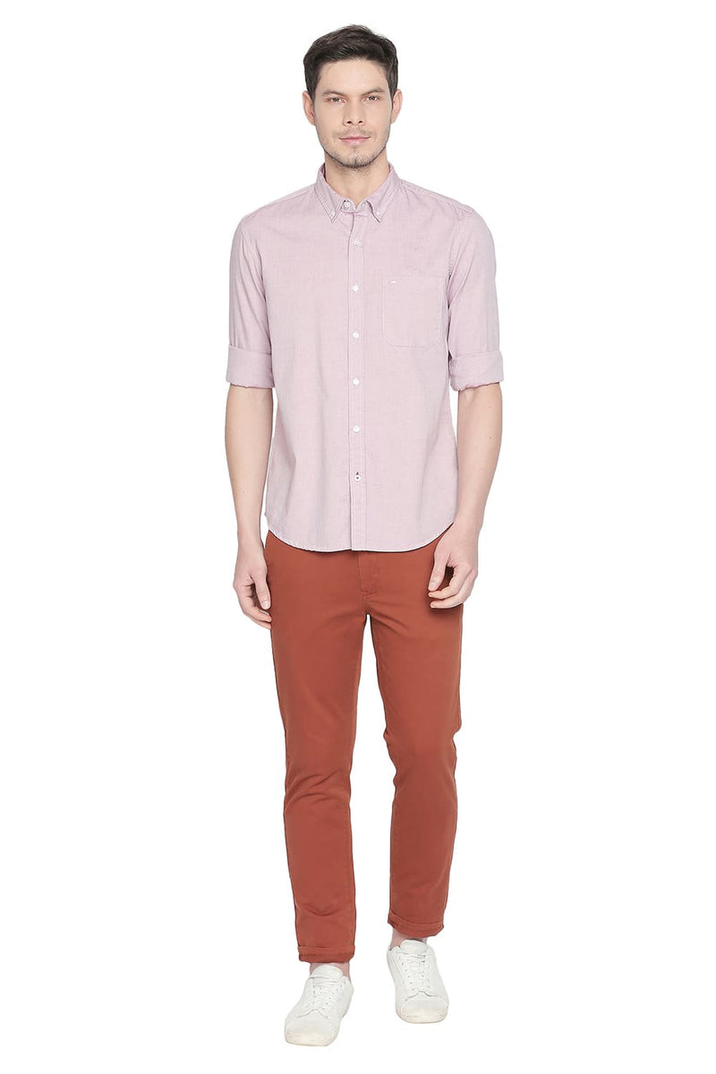 BASICS SLIM FIT OXFORD SHIRT