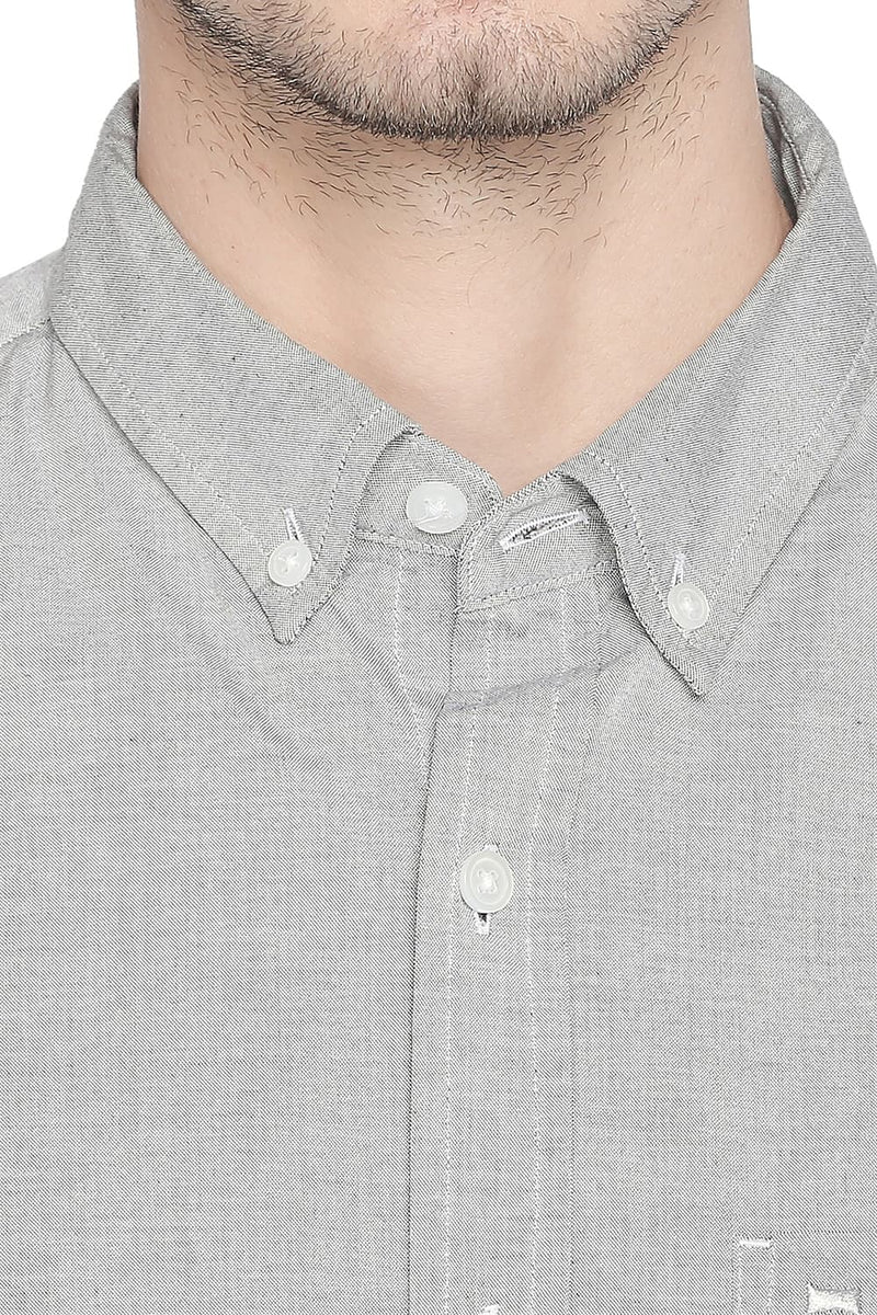 BASICS SLIM FIT OXFORD SHIRT