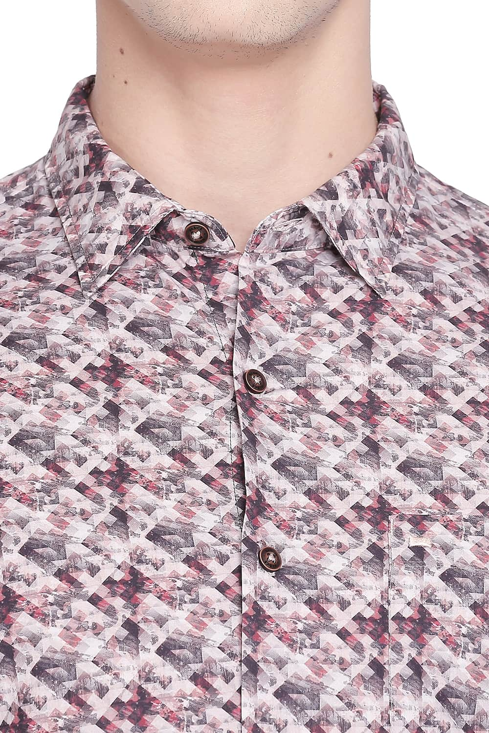 BASICS SLIM FIT DIGITAL PRINTED SHIRTS