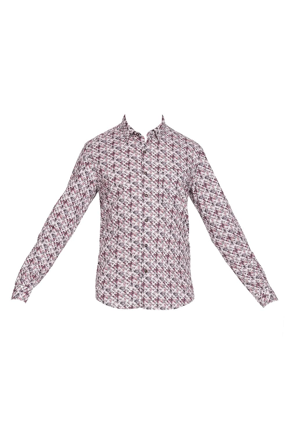 BASICS SLIM FIT DIGITAL PRINTED SHIRTS