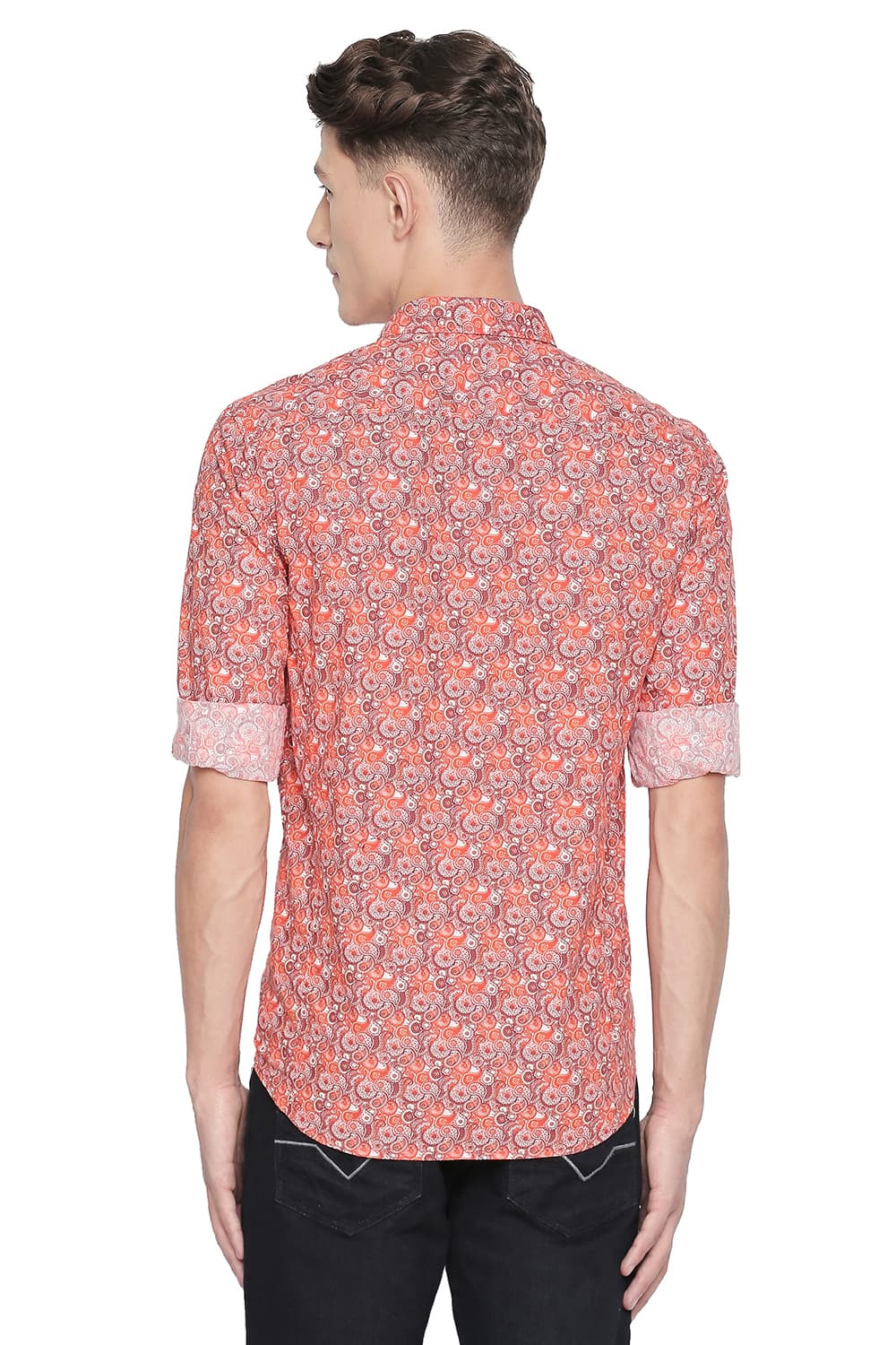 BASICS SLIM FIT DIGITAL PRINTED SHIRTS