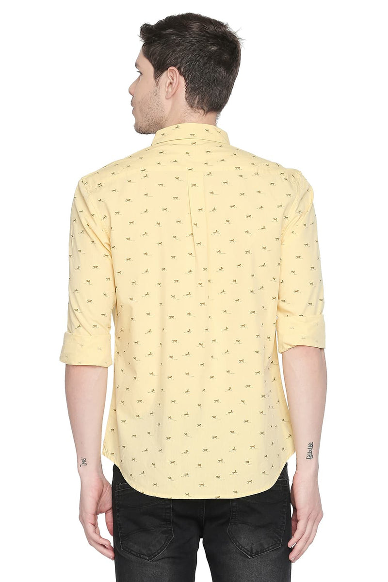 BASICS SLIM FIT FILA FIL PRINTED SHIRT