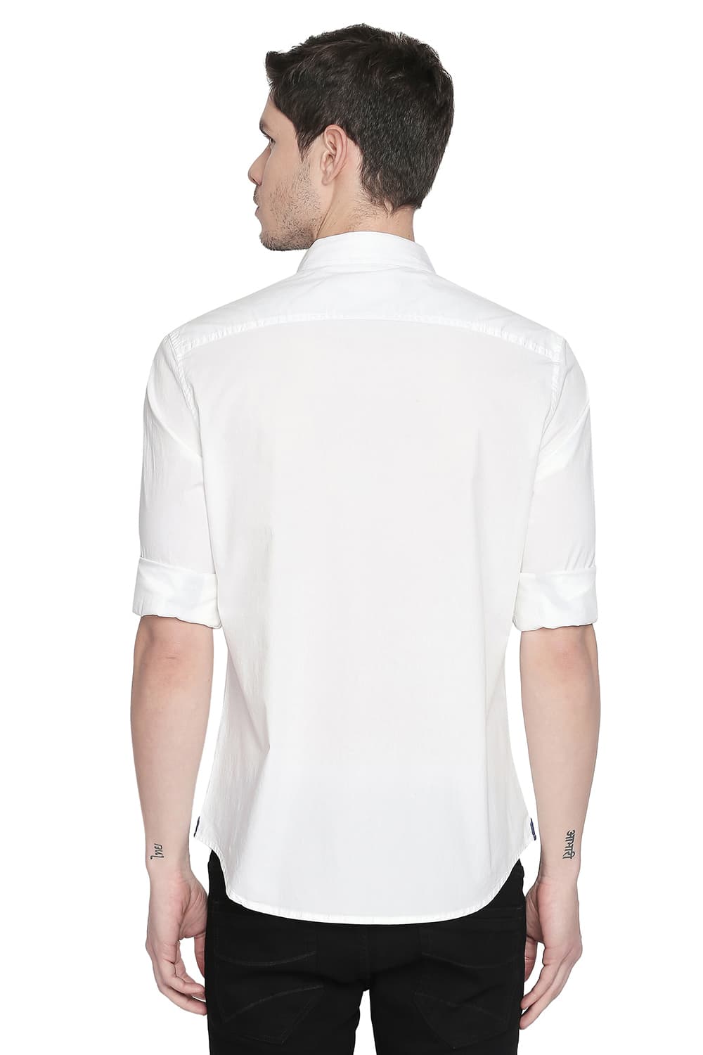 BASICS SLIM FIT STRETCH SHIRT