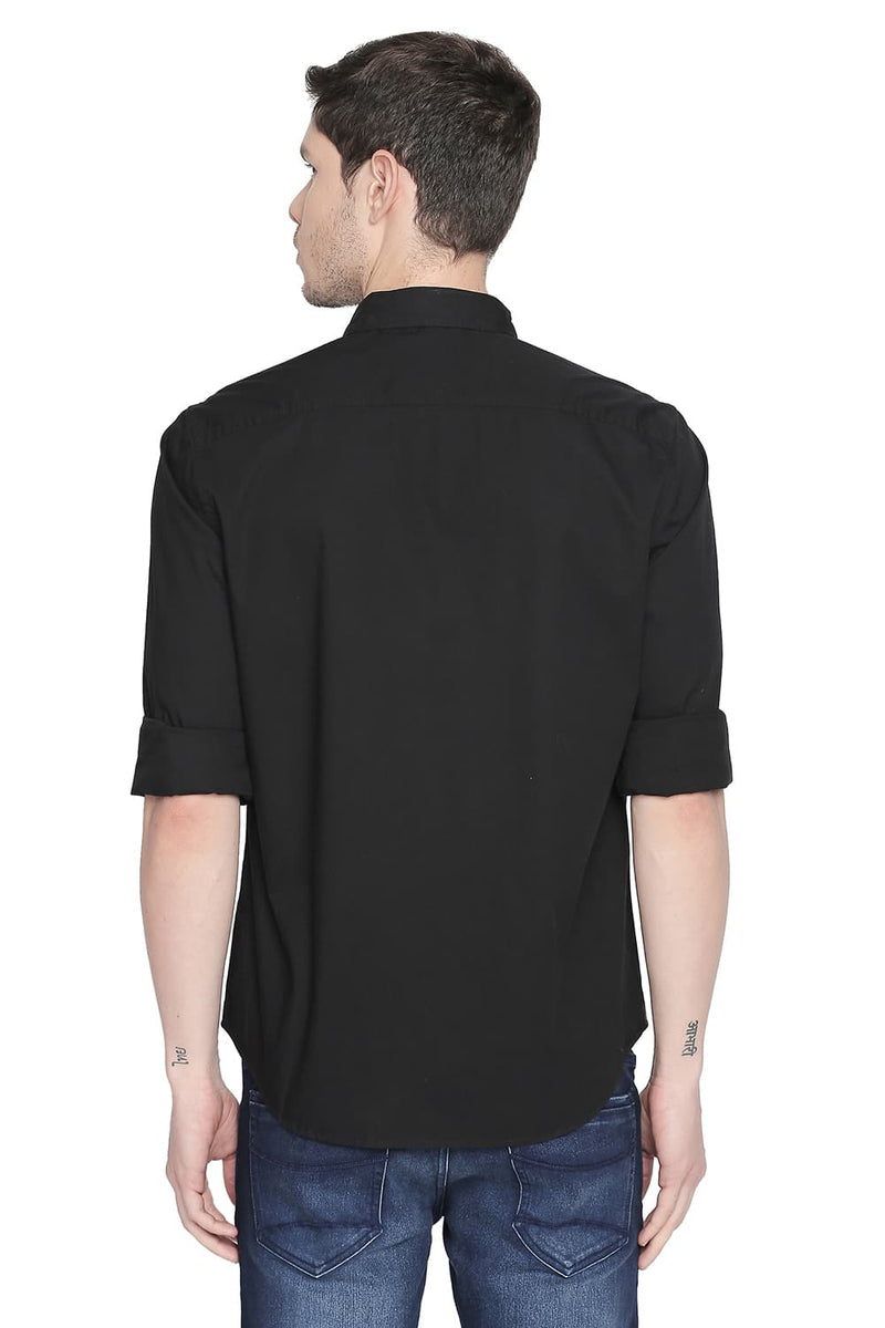 BASICS SLIM FIT STRETCH SHIRT