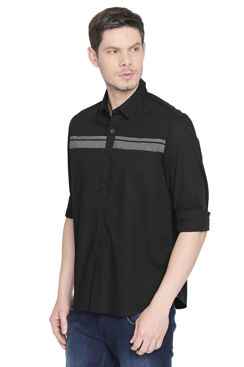 BASICS SLIM FIT STRETCH SHIRT