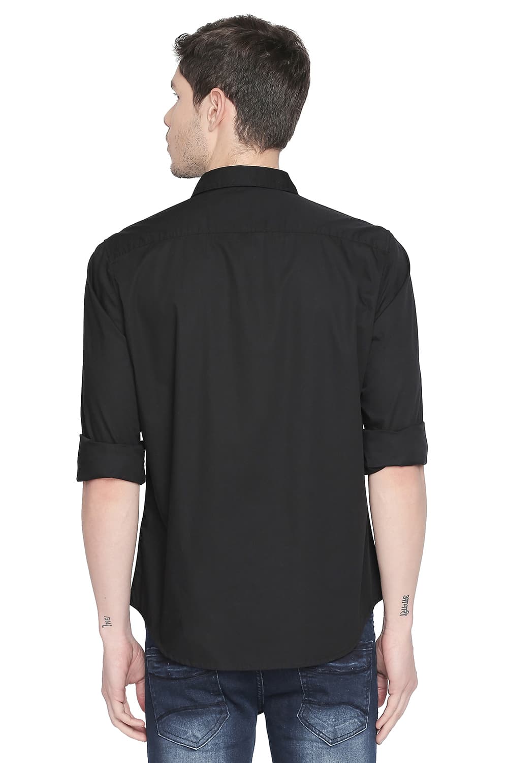 BASICS SLIM FIT STRETCH SHIRT