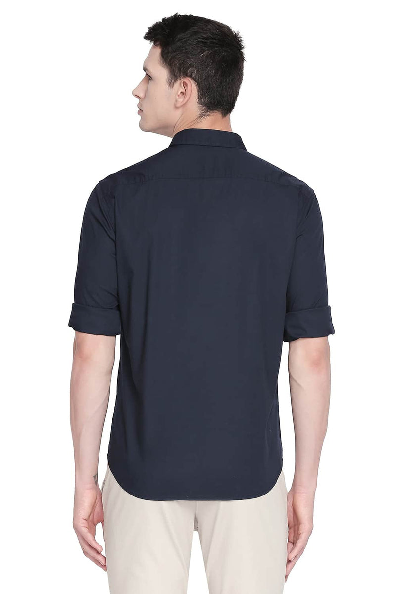 BASICS SLIM FIT STRETCH SHIRT