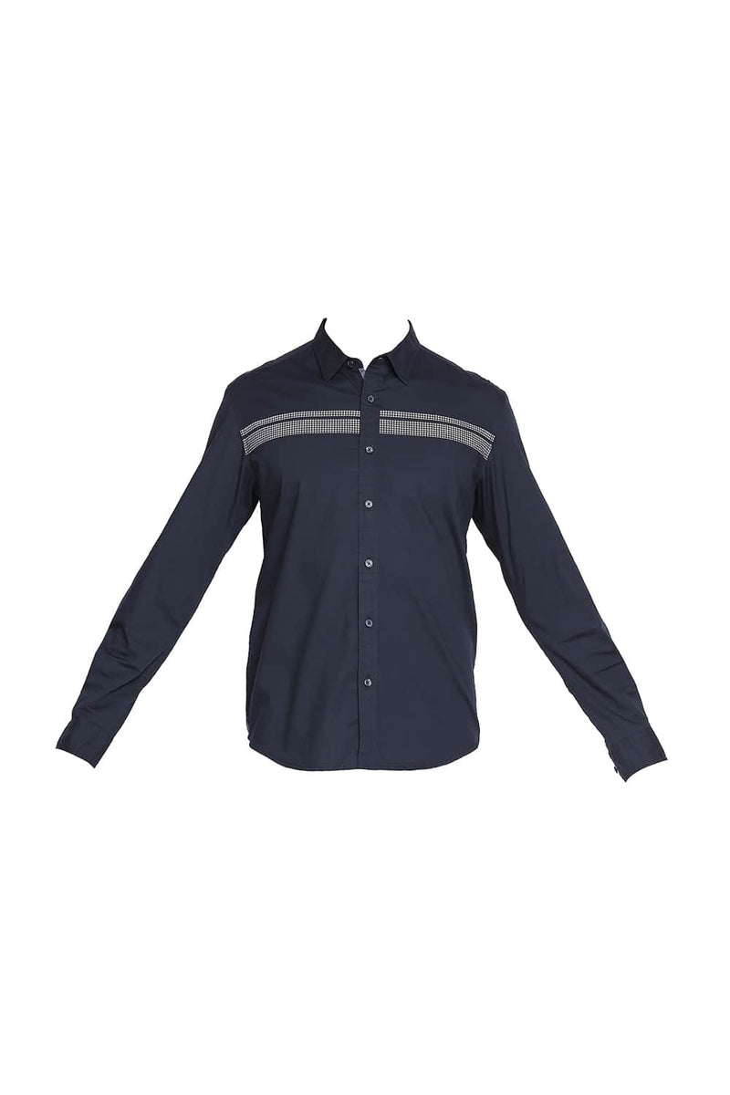 BASICS SLIM FIT STRETCH SHIRT