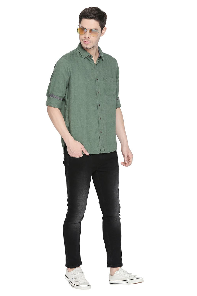 BASICS SLIM FIT SHIRT