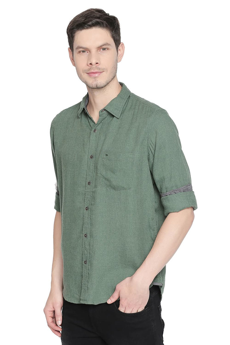 BASICS SLIM FIT SHIRT