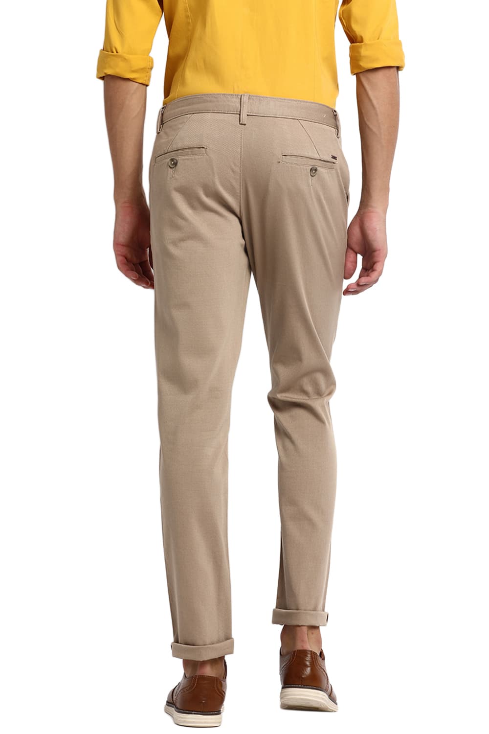 BASICS TAPERED FIT STRETCH TROUSER