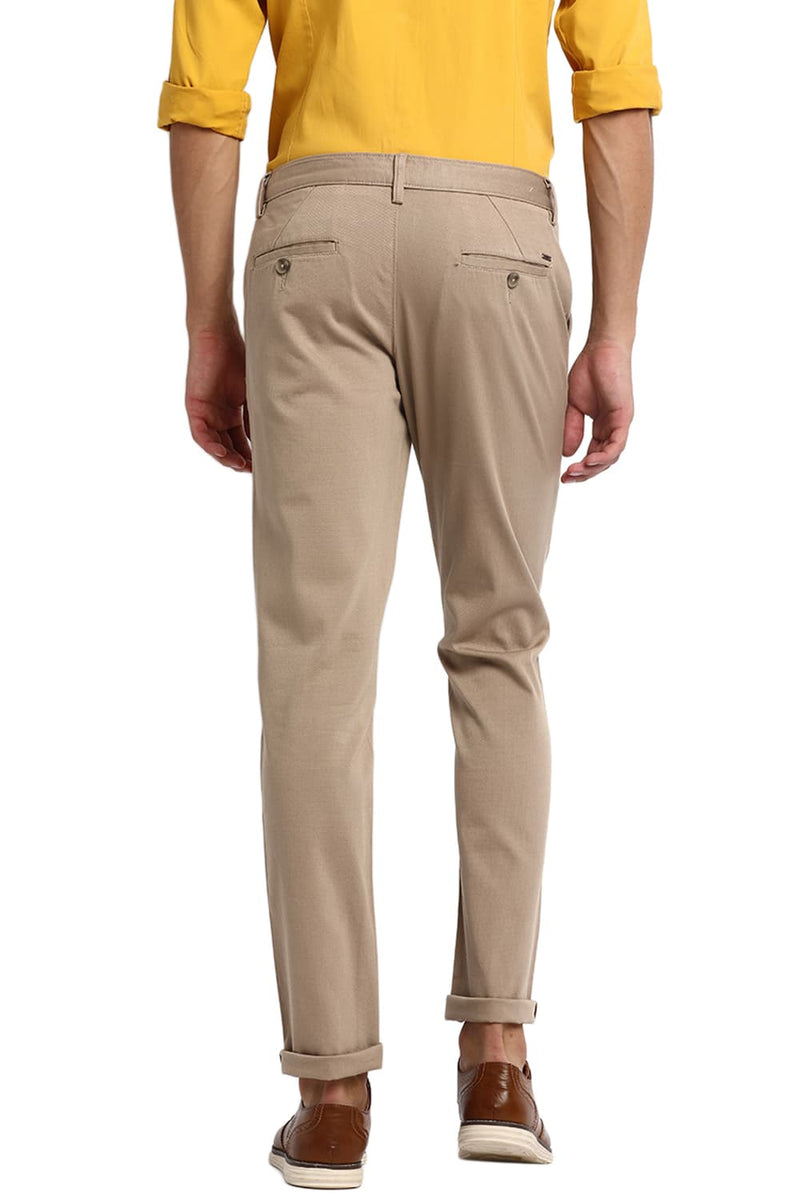 BASICS TAPERED FIT STRETCH TROUSER